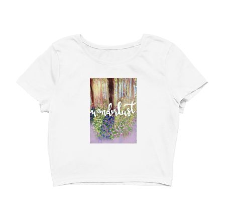 wanderlust  Crop Top