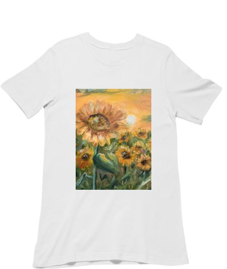 moody sunflowers  Classic T-Shirt