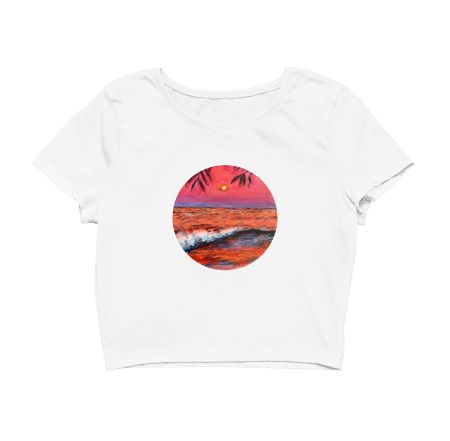 crimson shore Crop Top