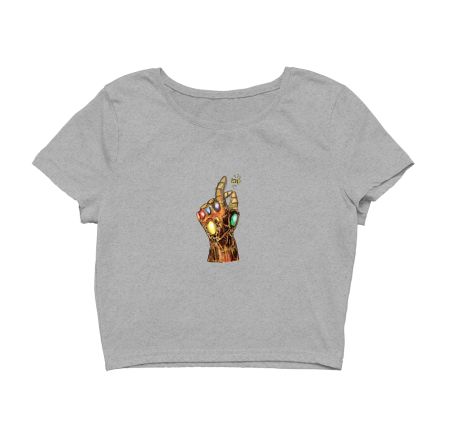 snap! - infinity gauntlet fanart  Crop Top