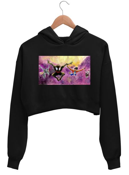 The band-ATSV Fanart  Crop Hoodie