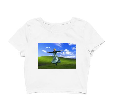 The Sound of Windows Crop Top