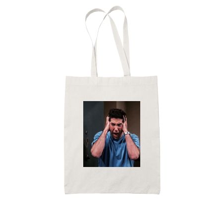 QUARANTINE MOOD FT. ROSS GELLER White Tote Bag