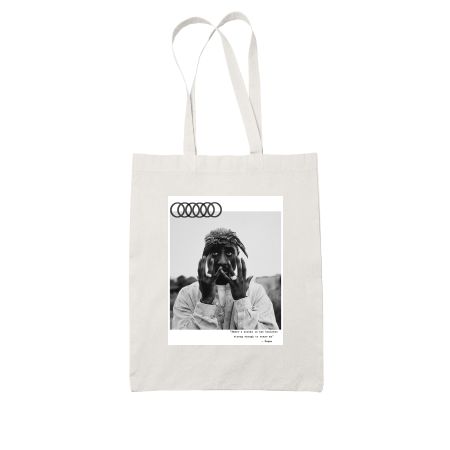 TUPAC  White Tote Bag