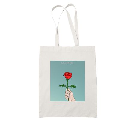 Rōsê White Tote Bag