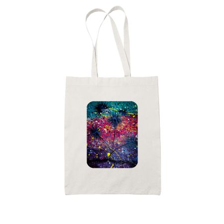 Abstract White Tote Bag