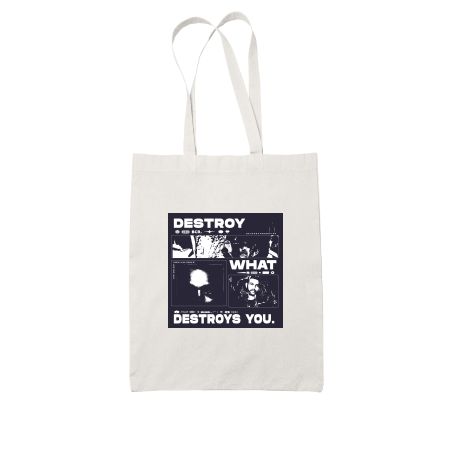 The Weeknd  White Tote Bag