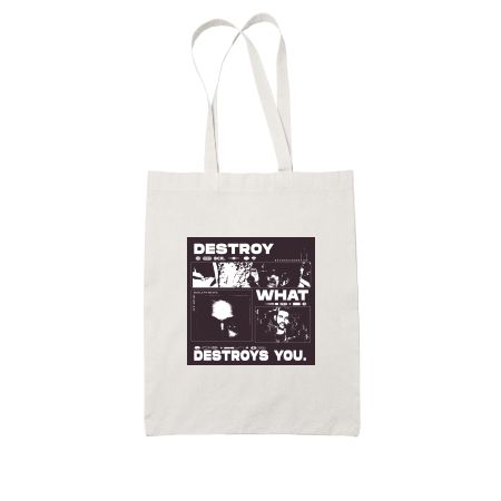 The Weeknd White Tote Bag