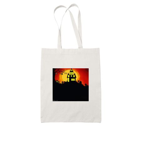 Halloween White Tote Bag