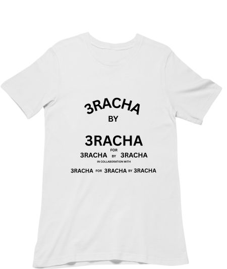 3 RACHA (black text) Regular T-Shirt