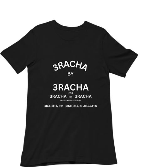 3 RACHA (white text) Regular T-Shirt