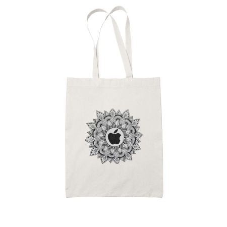 AppleXMandala | Brands White Tote Bag