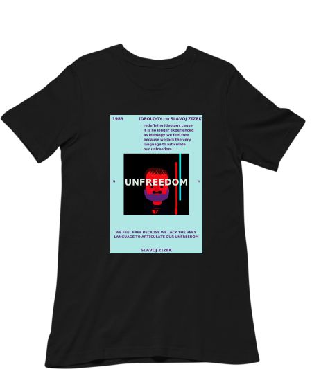 Un Freedom Slavoj Zizek x Communism x off white Classic T-Shirt