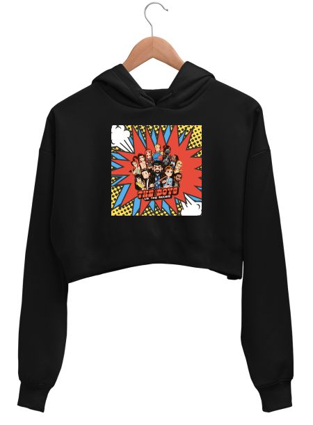 The boys series Amazon comics superheroes Crop Hoodie