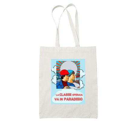 Working  class goes to heaven communism USSR White Tote Bag