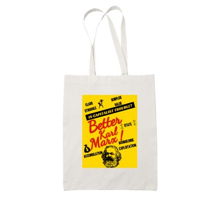 Better Karl Marx x Better call Saul x communism White Tote Bag