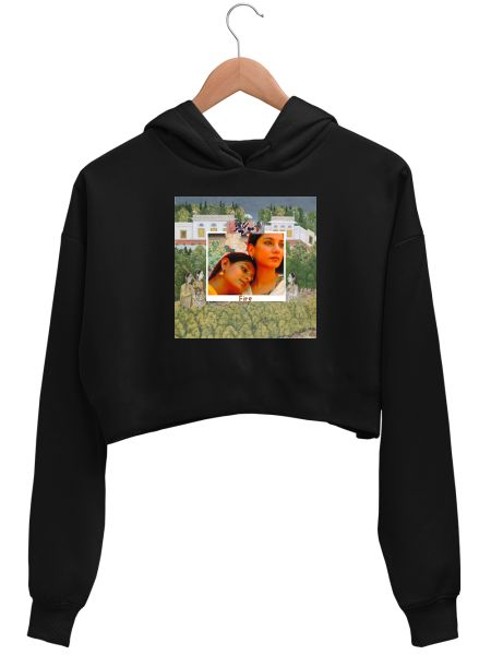 Fire lesbian gay pride queer art cinema Crop Hoodie