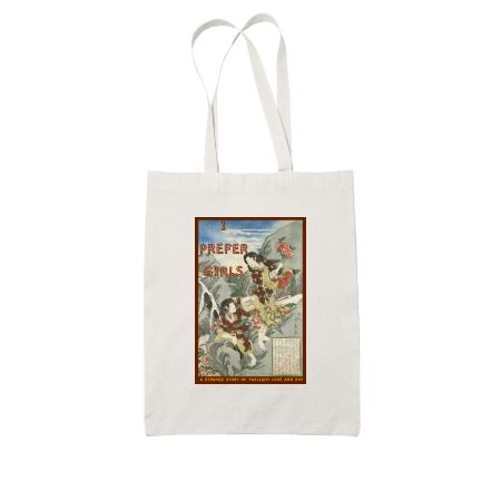 Vintage sarcastic lesbian art queer pride gay White Tote Bag