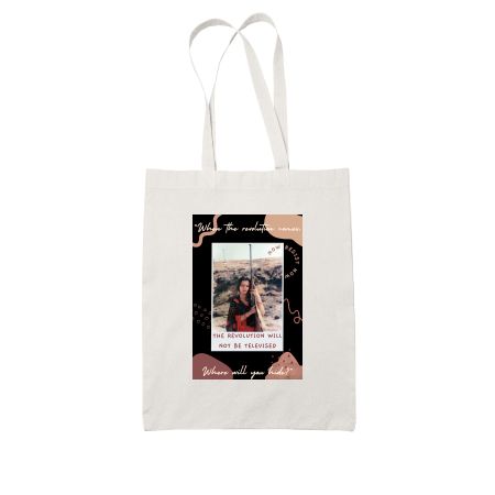 The REVOLUTION WILL NOT BE TELEVISED REKHA Tote Bag