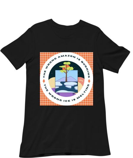 Amazon ice climate change communism anarchy Regular T-Shirt