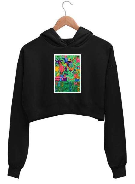 High Society Crop Hoodie