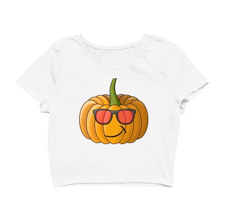 Cool pumpkin Crop Top