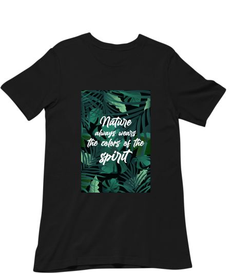 Tropical green leaves Classic T-Shirt