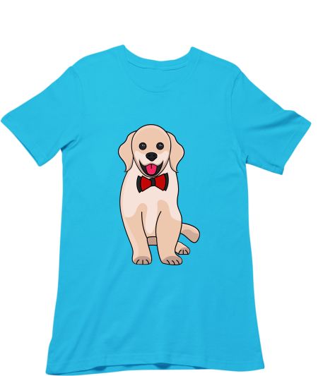 Cute dog with bow Classic T-Shirt