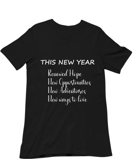 New year resolutions Classic T-Shirt