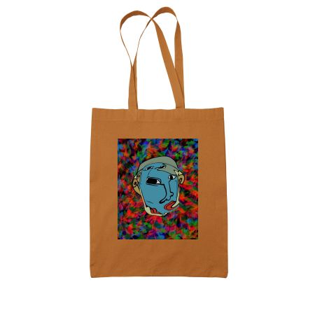 Distorted Self  Colored Tote Bag