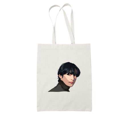 KIM TAEHYUNG INITIALS TOTE BAG