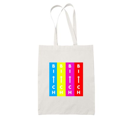 BVTCH White Tote Bag