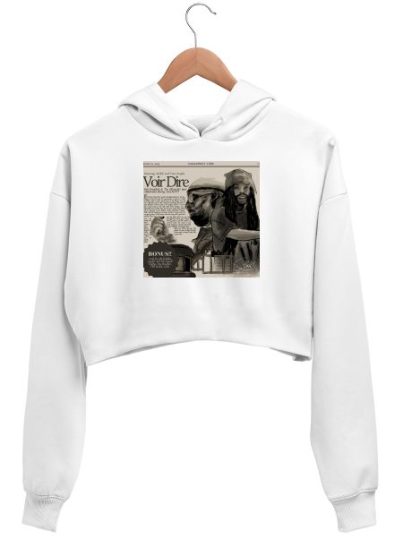 Voir Dire by Earlchemist Crop Hoodie