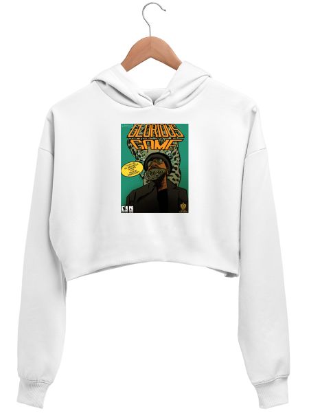 Black Thought Glorious Game Crop Hoodie