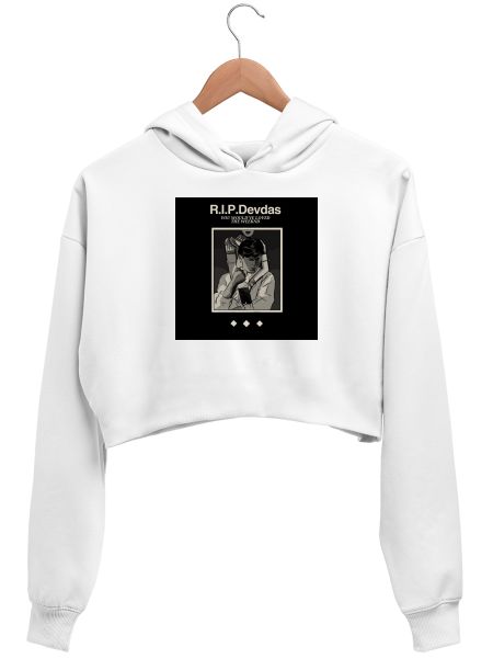 RIP Devdas x The Weeknd Crop Hoodie