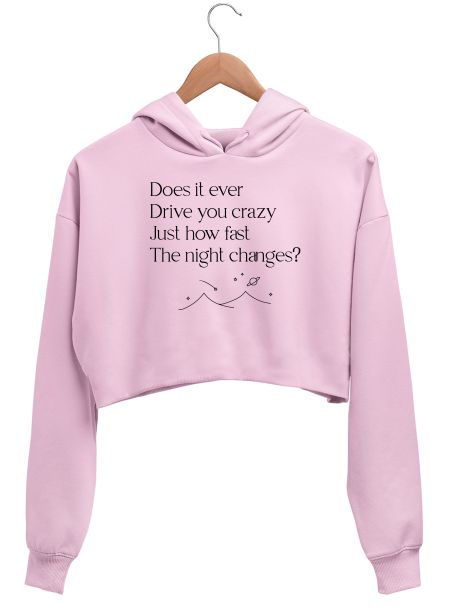 ONE DIRECTION - NIGHT CHANGES Crop Hoodie