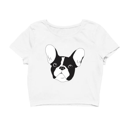 Boston Terrier Crop Top