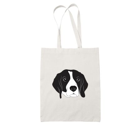 Beagle White Tote Bag