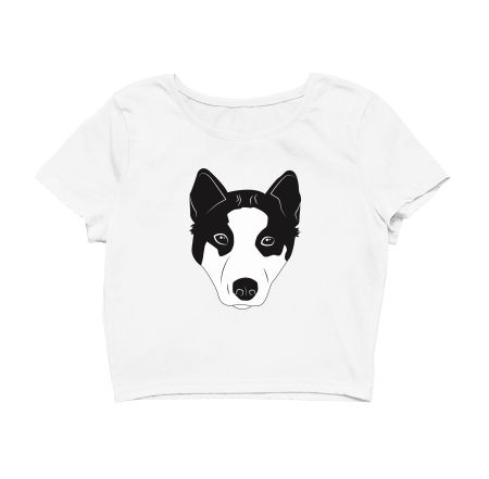 Siberian Husky Crop Top