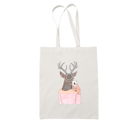 Selfie time White Tote Bag