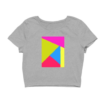 Geometric Extravaganza.  Crop Top