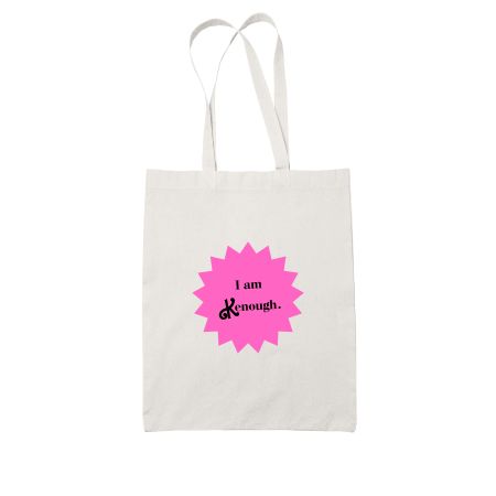 kenough White Tote Bag