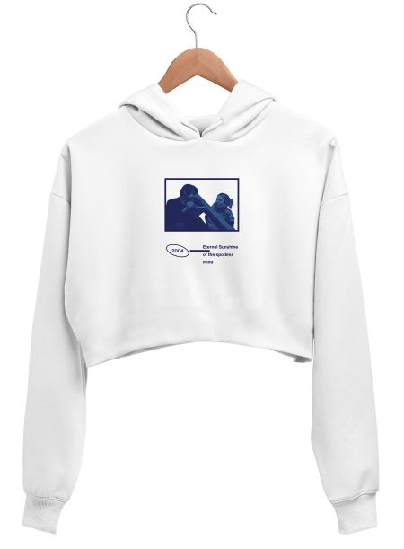 of the spotless mind Crop Hoodie