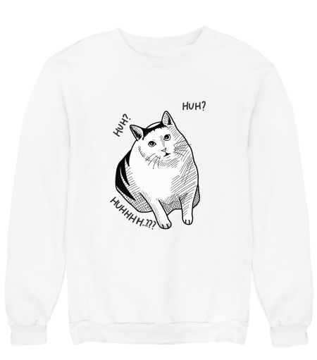 Huh Cat. Sweatshirt