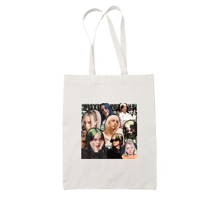 Billie Eilish White Tote Bag