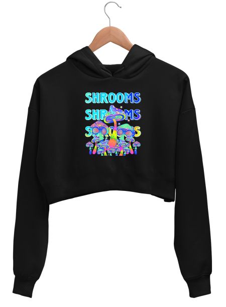 Shrooms Crop Hoodie