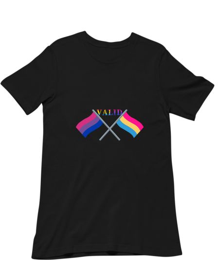 You're valid x Bi&Pan Flags (2) Regular T-Shirt
