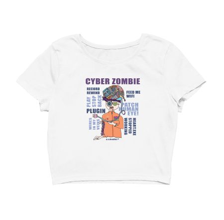 Cyber Zombie- ACU Crop Top