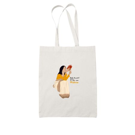 Buy a saree today White Tote Bag