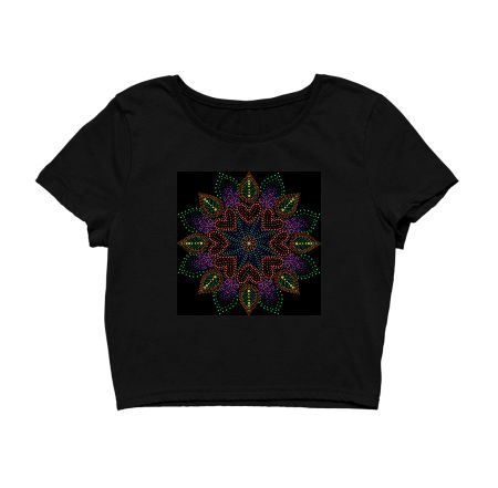 Dot Mandala  Crop Top